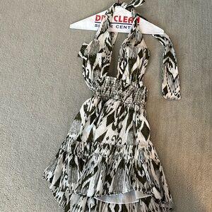 MISA dress- so cute! Ties around neck. Worn twice + dry cleaned.